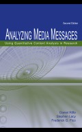 Analyzing media messages: using quantitative content analysis in research