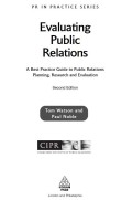 Evaluating public relations