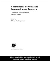 A handbook of media and communication