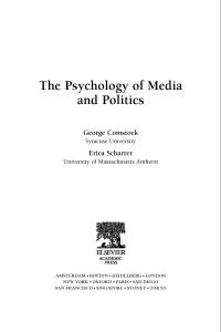 The psychology of media and politics