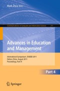 Advances in Education
and Management