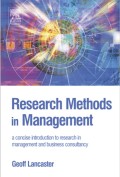 Research methods in management