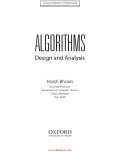 Algorithms : design and analysis