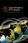 Legal principles in WTO disputes