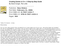 Creating games in C++ : a step-by-step guide