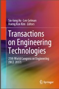 Transactions on Engineering Technologies: 25th World Congress on Engineering (WCE 2017)