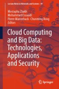 Cloud computing and big data: technologies, applications and security