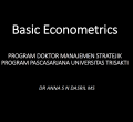 Basic Econometrics