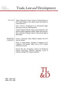 Trade, law, and development, Volume 3, Number 2, 2011