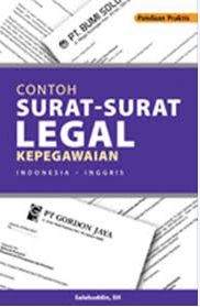 Contoh surat surat legal kepegawaian Indonesia - Inggris