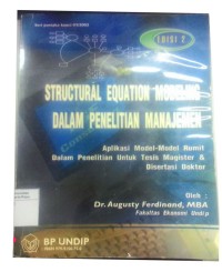 Structural equation modeling dalam penelitian manajemen