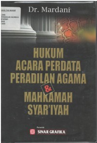 Hukum acara perdata peradilan agama dan mahkamah syar'iyah