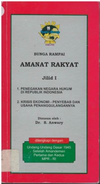 Bunga rampai amanat rakyat jilid 1