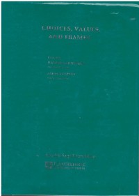 Choice, values, and frames