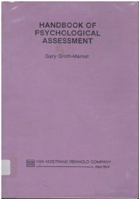 Handbook of psychological assessment