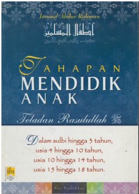 Tahapan mendidik anak : teladan rasulullah