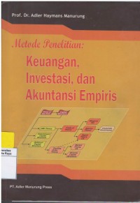 Metode penelitian : keuangan, investasi dan akuntansi empiris