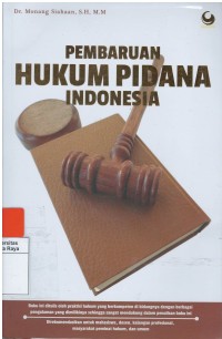 Pembaharuan hukum pidana Indonesia