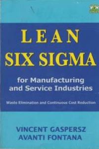 Lean six sigma for manufacturibng and service industries