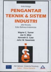 Pengantar teknik & sistem industri