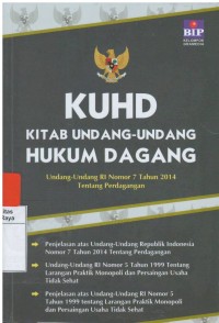 KUHD : kitab undang-undang hukum dagang