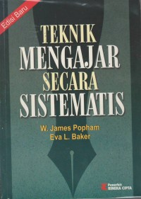 Teknik mengajar secara sistematis