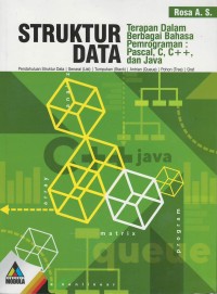 Struktur data : terapan dalam berbagai bahasa pemrograman pascal C, C++, dan java