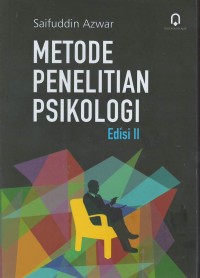 Metode penelitian psikologi