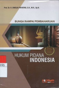Bunga rampai pembaharuan hukum pidana Indonesia