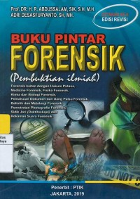 Buku pintar forensik (pembuktian ilmiah)