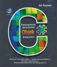 Pemrograman berorientasi objek menggunakan c#