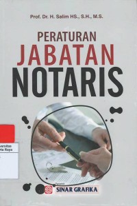 Peraturan jabatan notaris