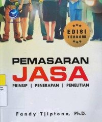 Pemasaran jasa : prinsip, penerapan, penelitian