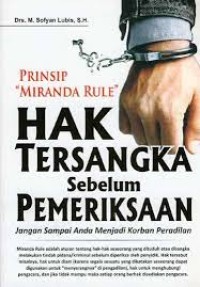 Prinsip Miranda Rule : hak tersangka sebelum pemeriksaan