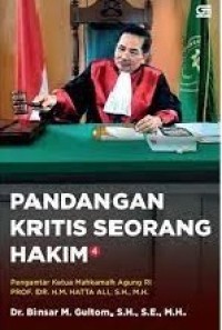 Padangan Kritis Seorang Hakim IV