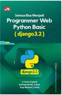 Semua bisa menjadi programmer web pyton basic (Django 3.2)