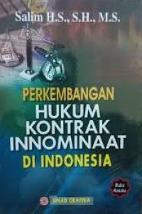 Perkembangan hukum kontrak innominaat di Indonesia, buku kesatu