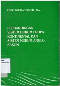 Perbandingan sistem hukum Eropa kontinental dan sistem hukum Saxon