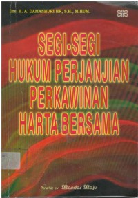 Segi-segi hukum perjanjian perkawinan harta bersama