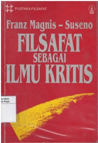 Filsafat sebagai ilmu kritis