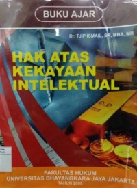 Buku ajar hak atas kekayaan intelektual