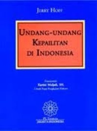 Undang-undang kepailitan di Indonesia
