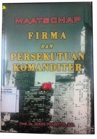 Maatschap firma dan persekutuan komanditer