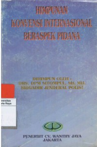 Himpunan konvensi internasional beraspek pidana