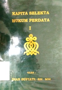 Kapita selekta hukum perdata I