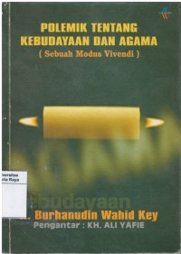 Polemik tentang kebudayaan dan agama (sebuah modus vivendi)