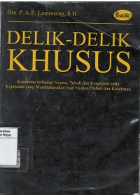 Delik-delik khusus