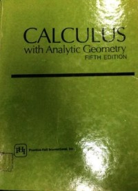 Calculus with analytic geometry