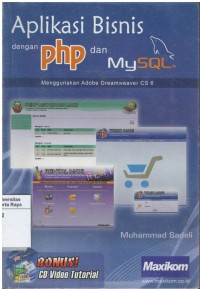 Aplikasi bisnis dengan php dan MySQL menggunakan adobe dreamweaver CS 6