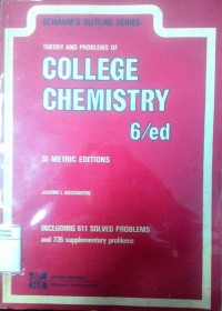 Theory and problems of collage chemistry